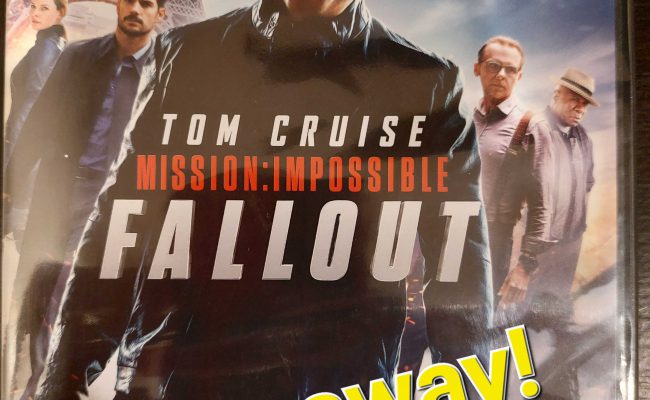 Mission Impossible: Fallout DVD giveaway