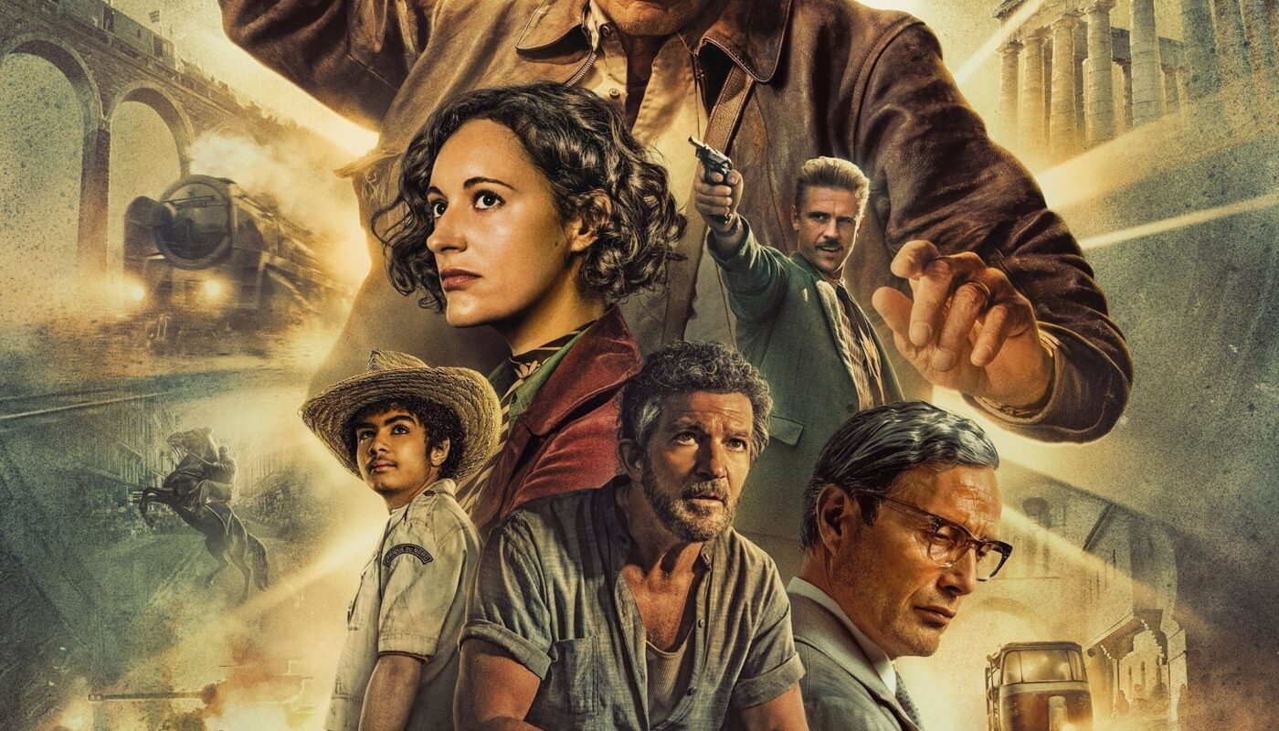 Poster for the movie "Indiana Jones and the Dial of Destiny"