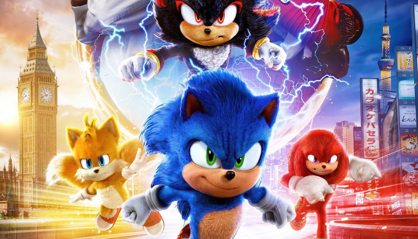 Poster for the movie "Sonic the Hedgehog 3"